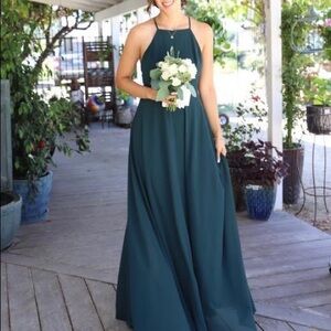 Lulu's Emerald Green Dress (Size Small)